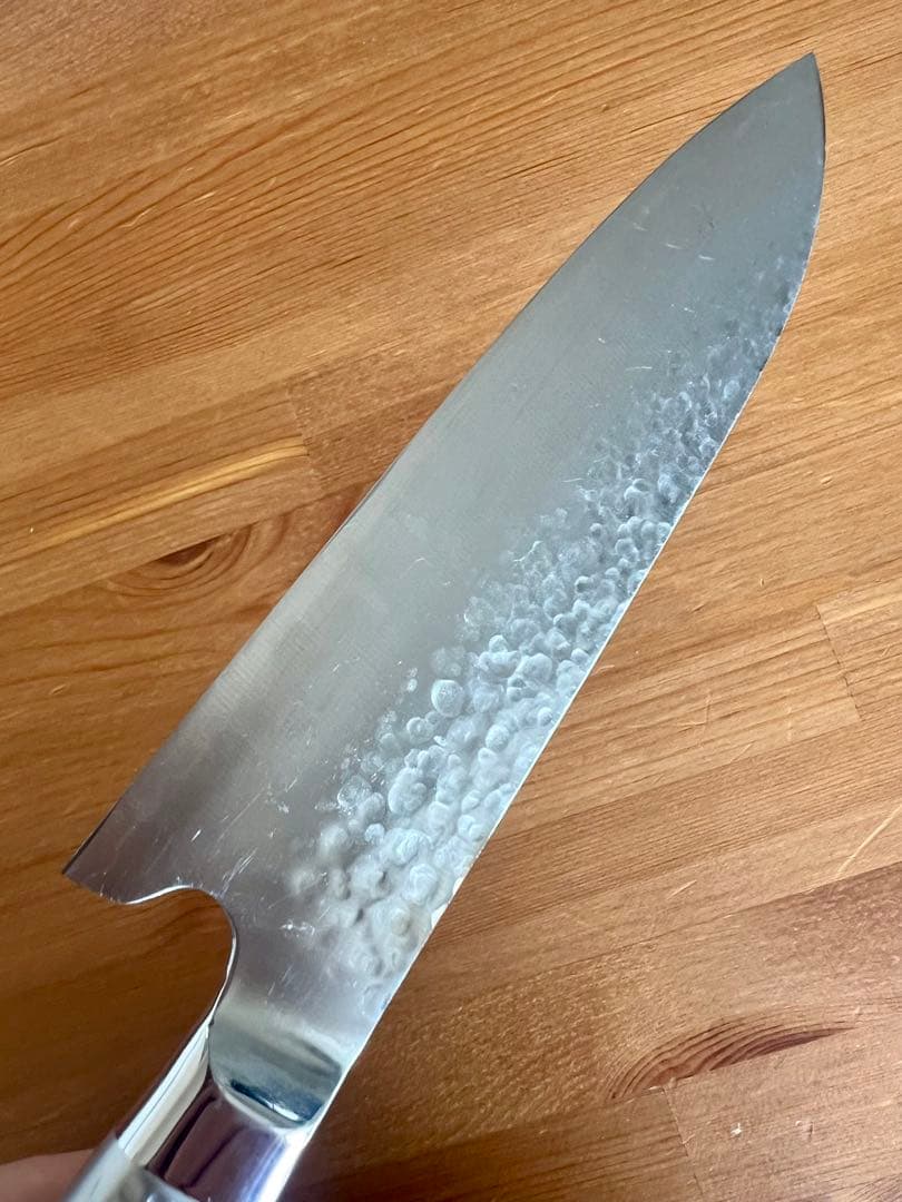 【研ぎ済み】刀舟SS超鋼　三徳万能包丁18cm 鎚目　料理調理器具　刃物