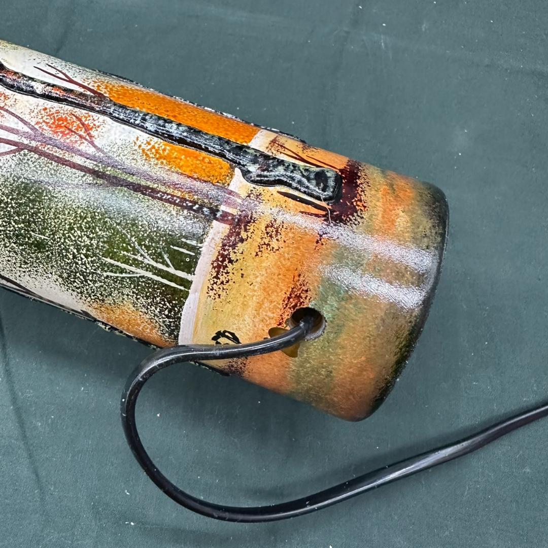 ドームナンシー 筒型 大 卓上証明 高さ22cm 被せガラス アンテルカ