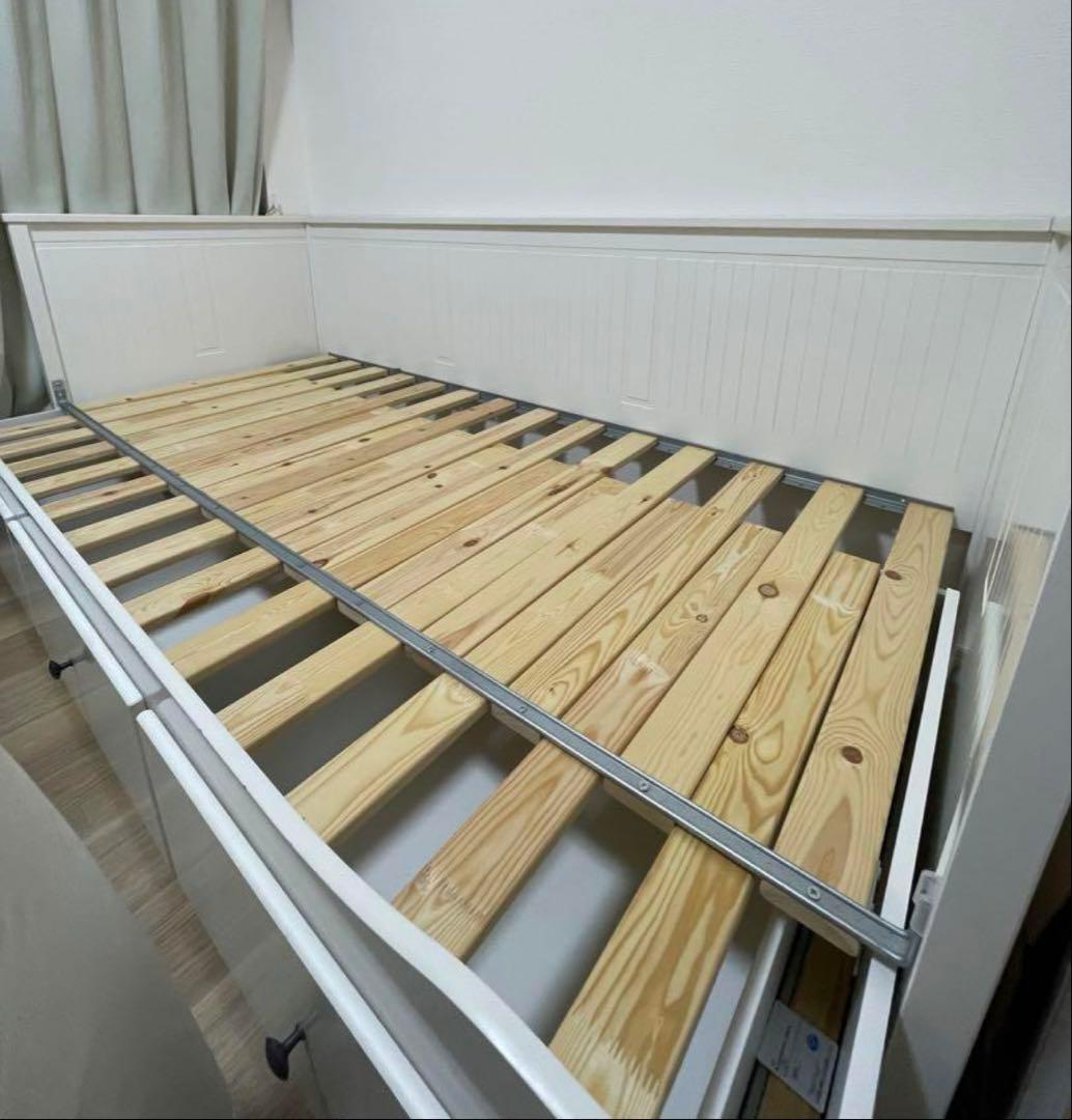 【美品】半年のみ使用　IKEA イケア　ヘムネス　ベッドフレーム