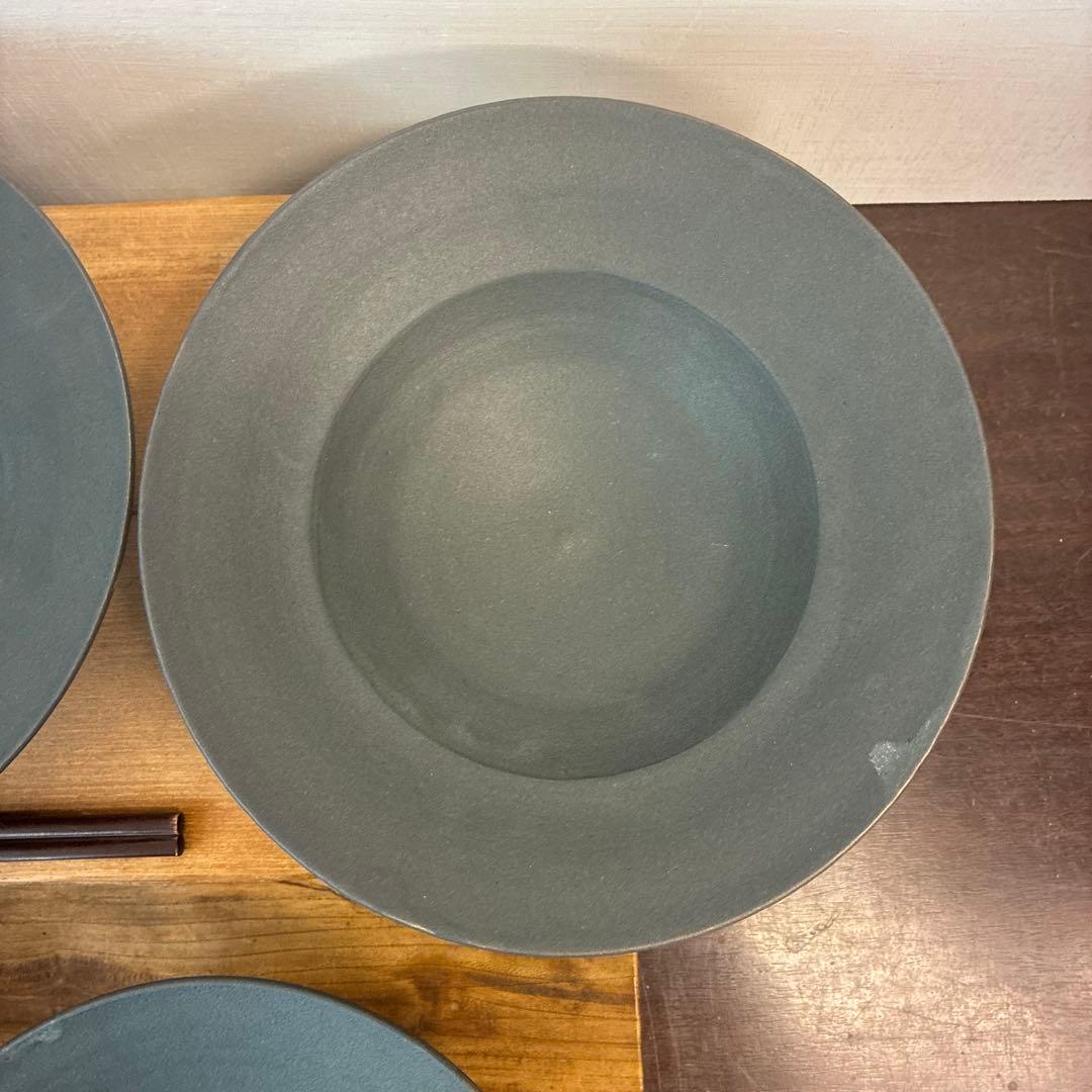 新品　陶器　陶芸作家　リム鉢5個 613