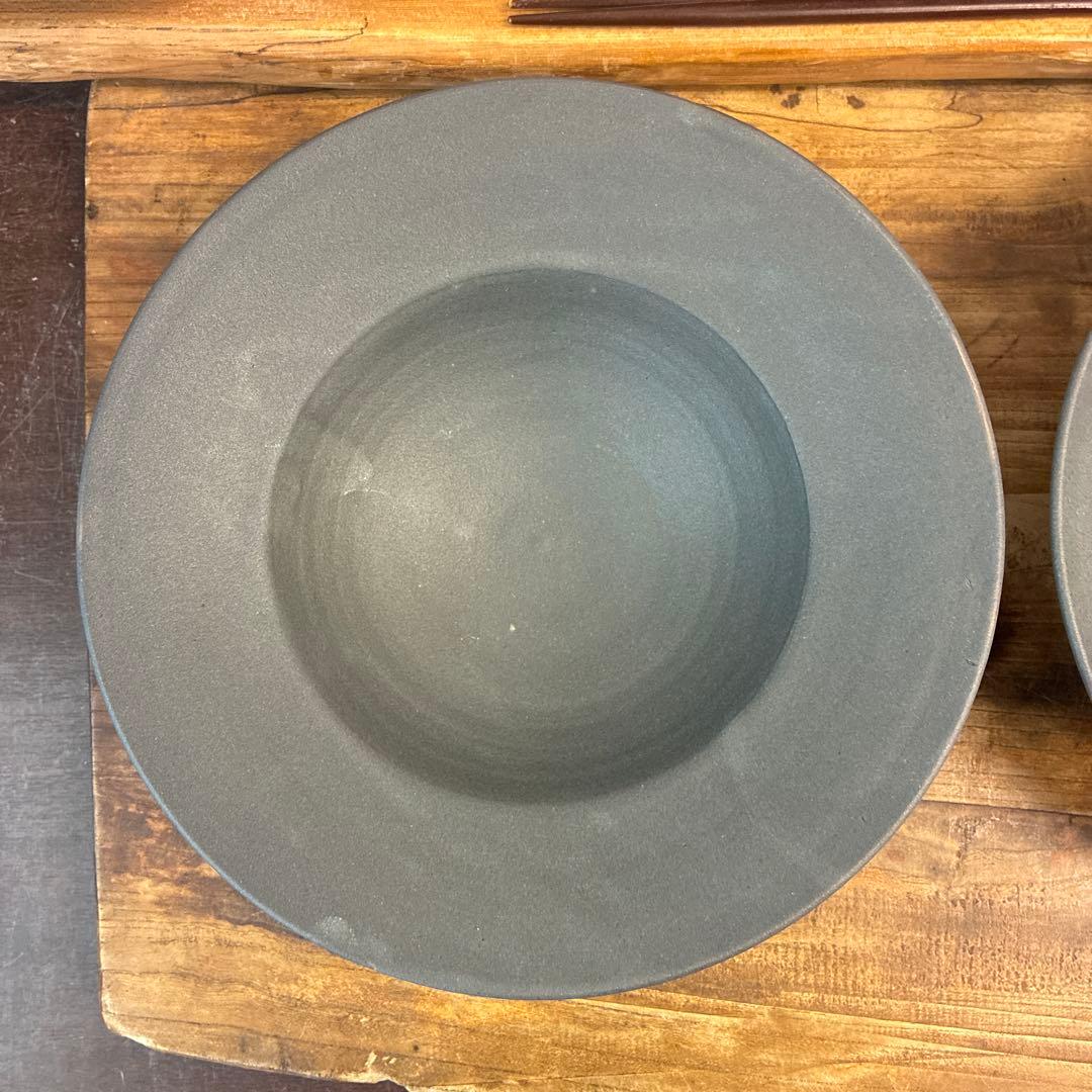 新品　陶器　陶芸作家　リム鉢5個 613