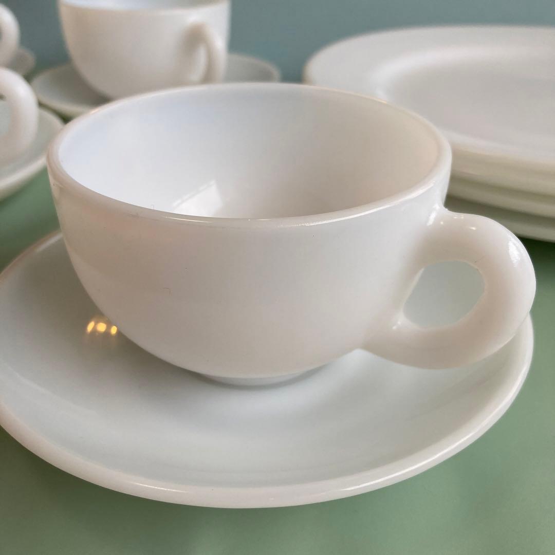 食器 HAZEL Ware 12pc WHITE LUNCHEON SET