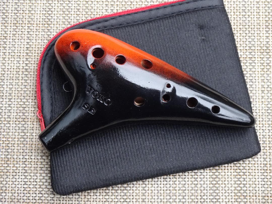 よ*こ様 ＹＯＫＯオカリナ　ソプラノF管（レッド）