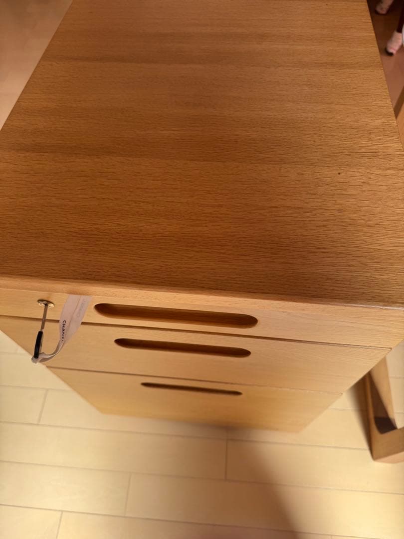 浜本工芸木製 二点セットデスク 引き出し付き もう一点送料の為、別つ販売