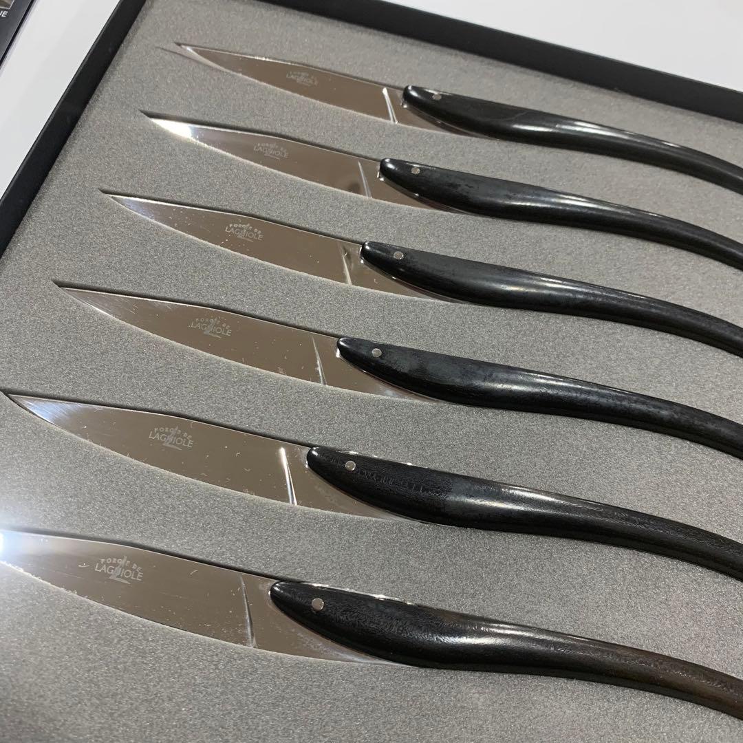 ラギオール　ナイフ　ミシュラン　三つ星　ピック　モデル　６本　LAGUIOLE