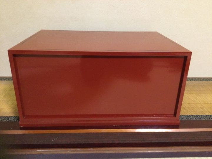 和歌山 紀州塗 根来塗箪笥 うるし塗装 中質繊維板 M