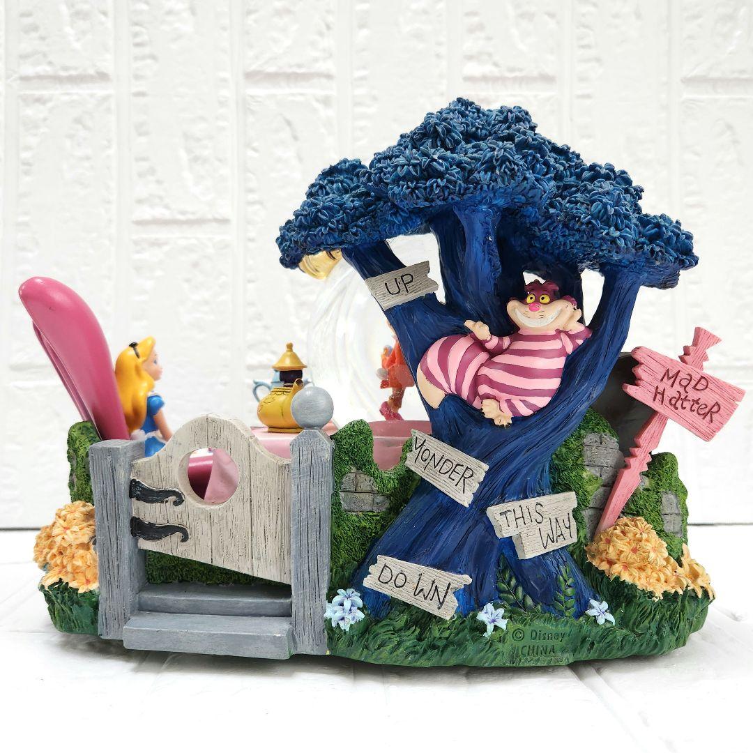 不思議の国のアリス】ティーパーティー スノードーム オルゴール 箱