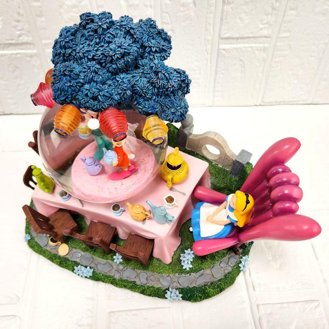 不思議の国のアリス】ティーパーティー スノードーム オルゴール 箱