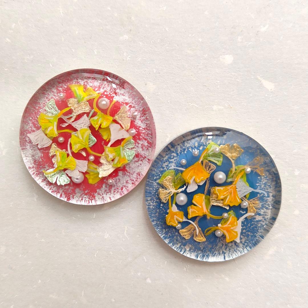 【917】ハンドメイド　レジン　ヘアゴム　ポニーフック