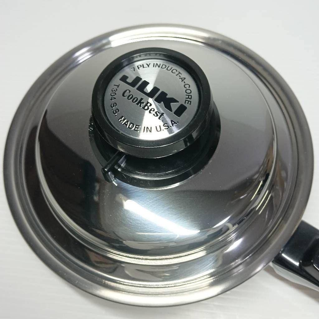 JUKI CookBest ジューキ クックベスト IH対応 片手鍋 蓋付 美品