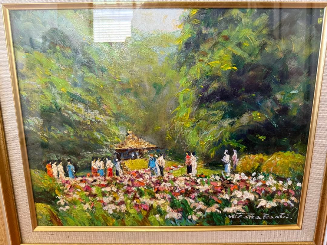 109.「神宮内苑」髙橋一善 油絵