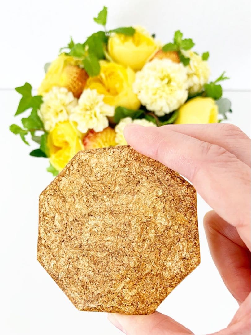 【オルゴナイト】八角プレート型オルゴナイト（8cm）