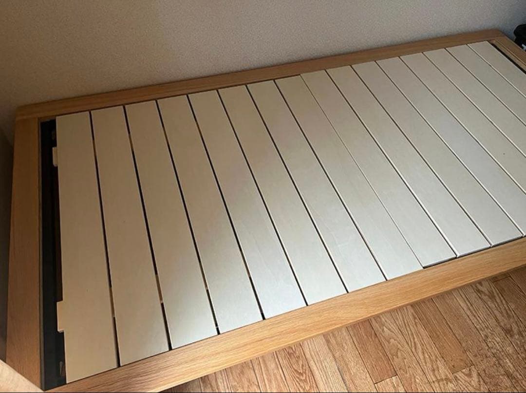 無印良品 シングル ベッドフレーム 脚つき