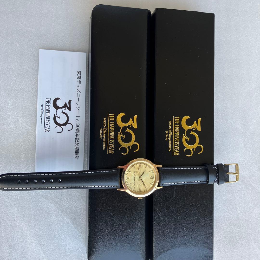お値下げ】⭐️ディズニーリゾート30周年記念腕時計［非売品