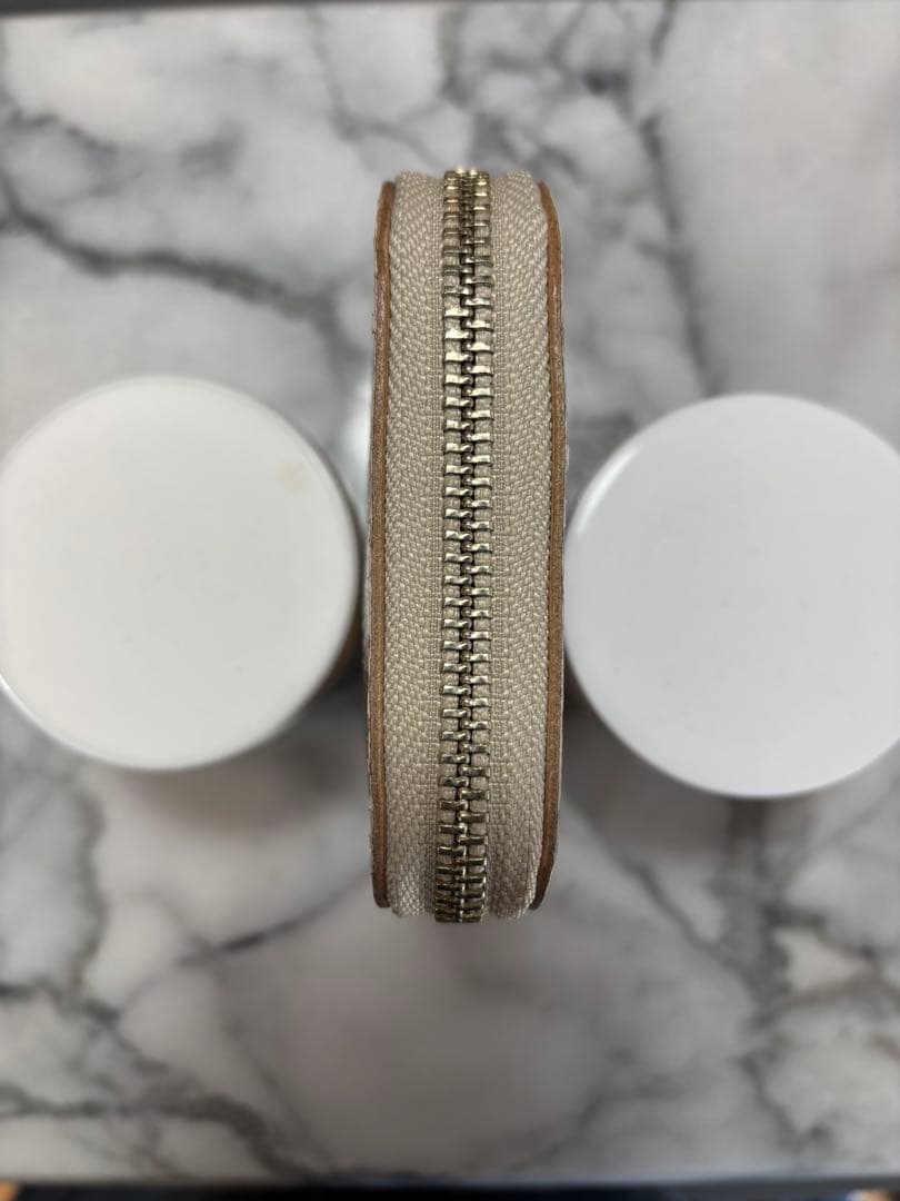 パイソン革L字ファスナーウォレット(イエロー)