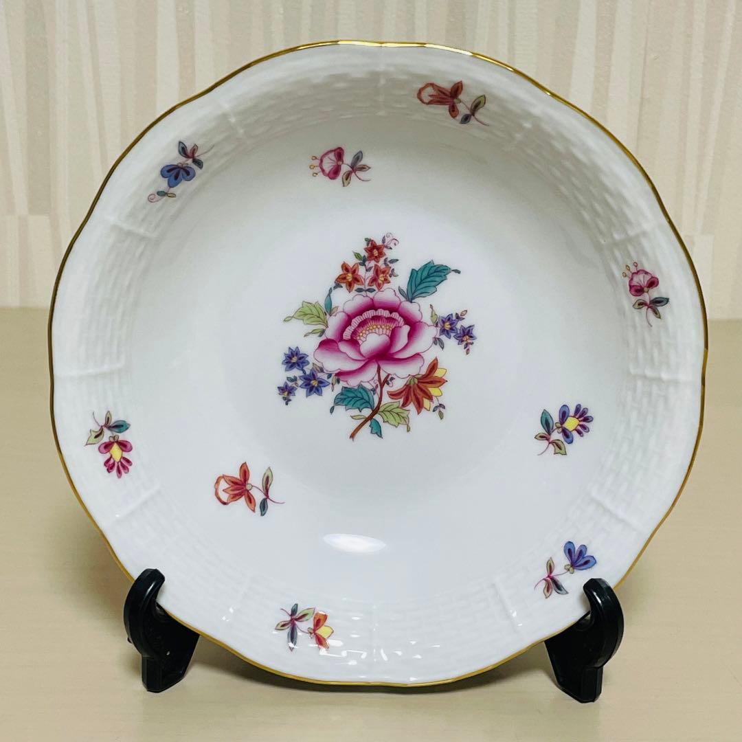 Herend ヘレンド 南京ブーケ フルーツボウル 深皿 4個セット