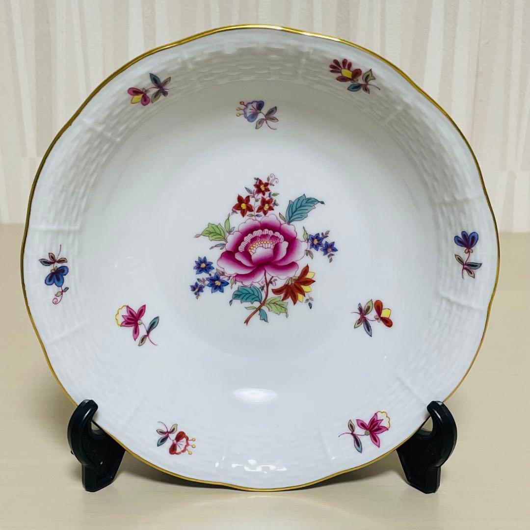 Herend ヘレンド 南京ブーケ フルーツボウル 深皿 4個セット