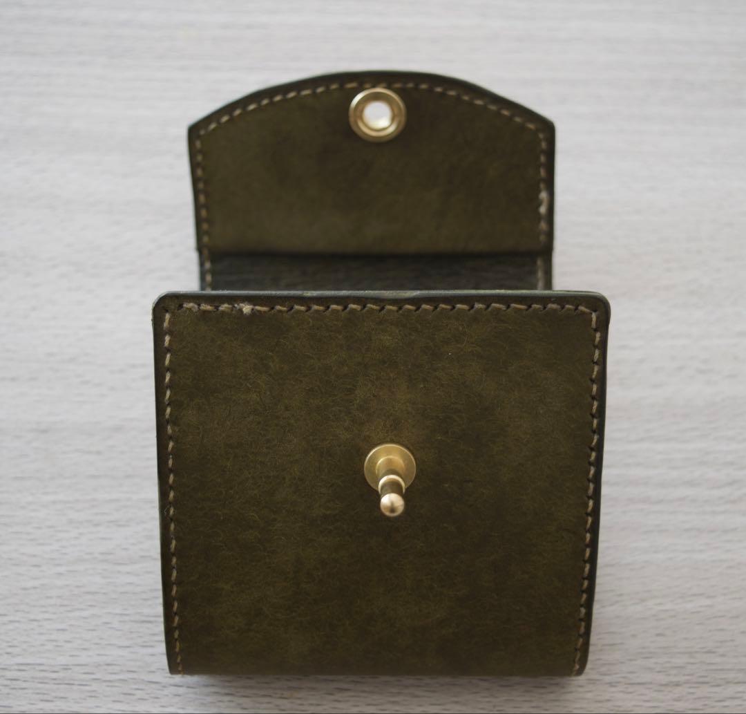 イタリアンレザー 三つ折り財布