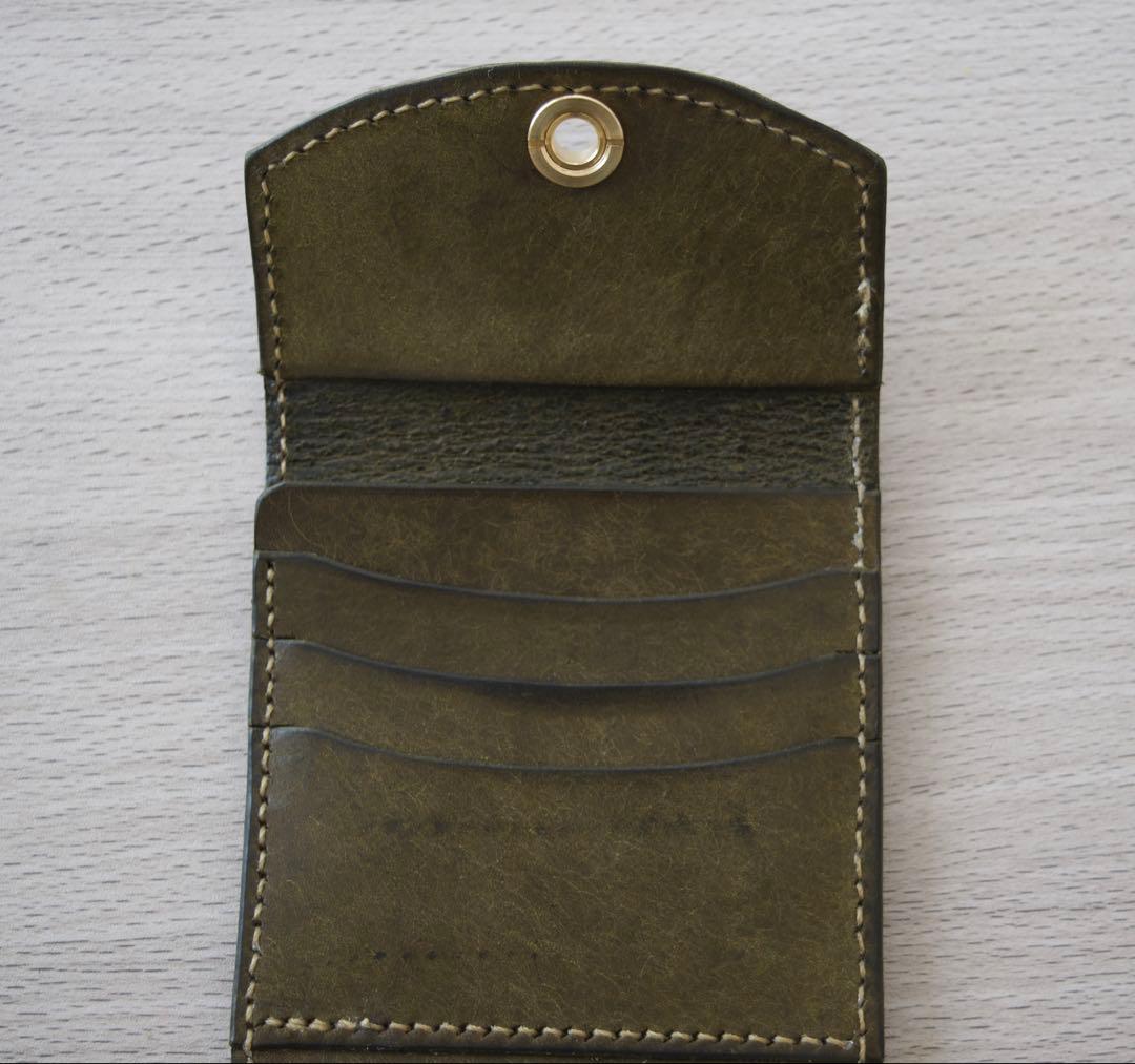 イタリアンレザー 三つ折り財布