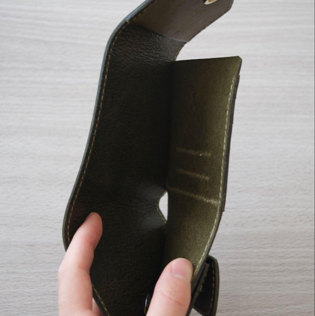 イタリアンレザー 三つ折り財布