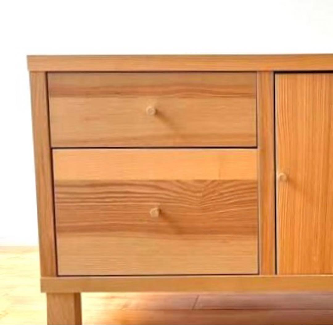 未使用 IKEAイケア TRABYトレービー ナチュラルウッド 引出し1セット