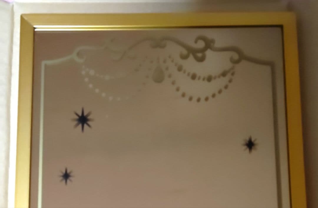 小悪魔キティ ルームミラー 姿見 ラメ入り 入手困難 2007年 新品 激レア♪