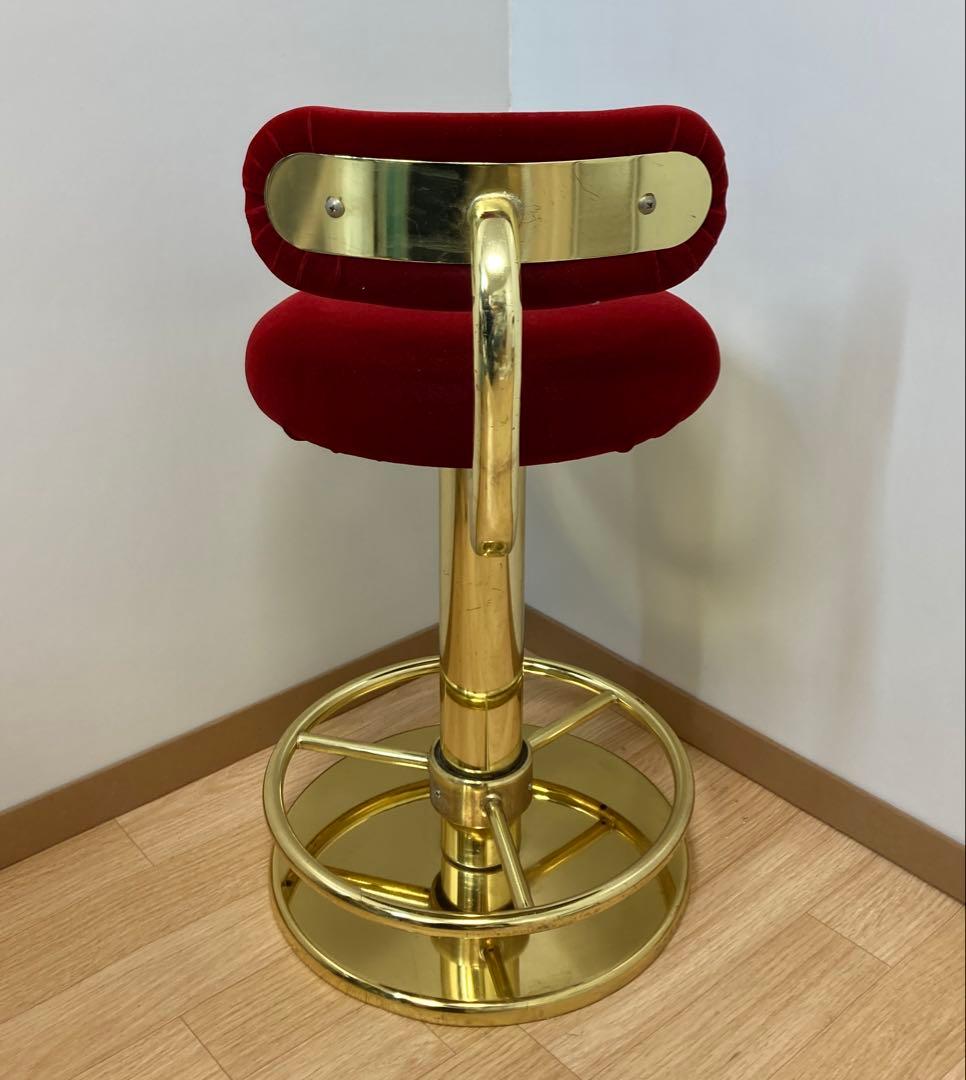 レトロゴージャスなカウンターチェア