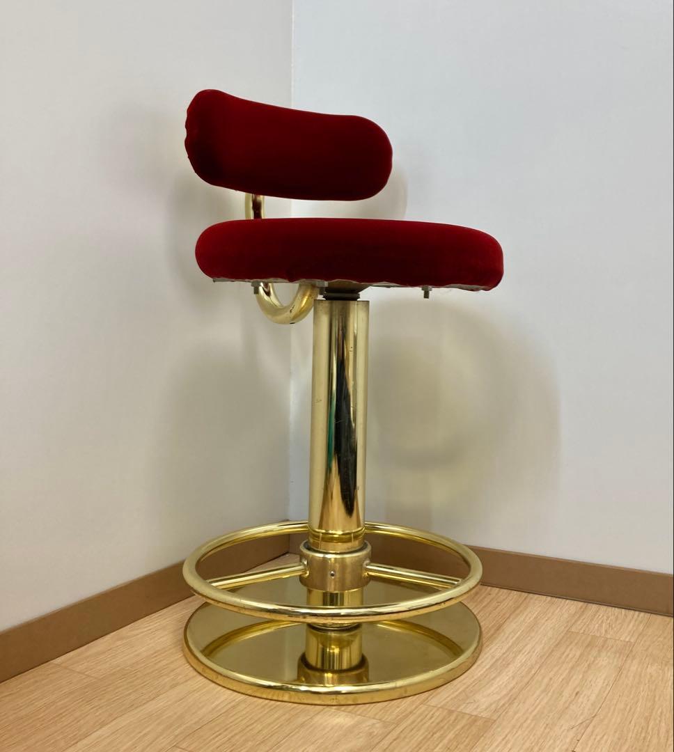 レトロゴージャスなカウンターチェア