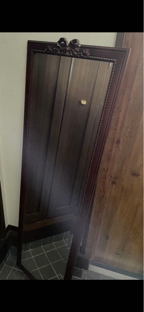 最終価格可愛いリボン姿見