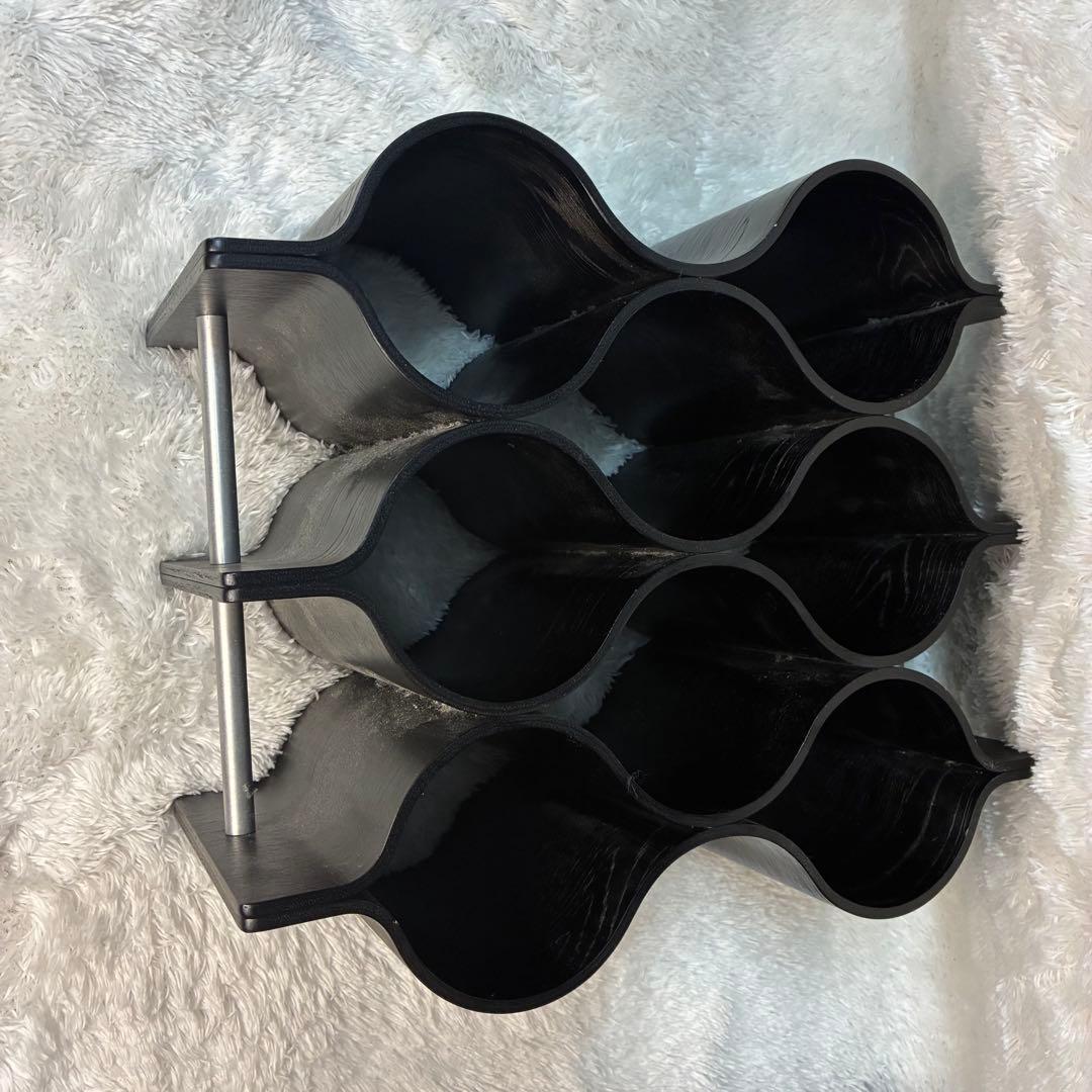 ワインラック 6本収納 ブラック 日本製