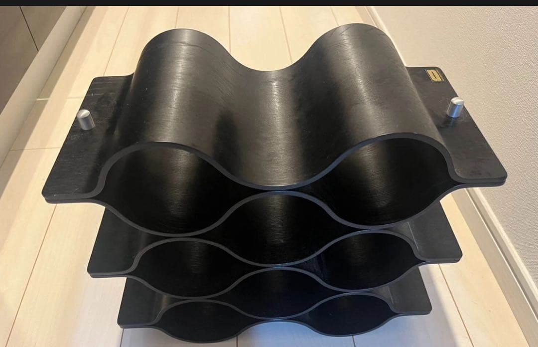 ワインラック 6本収納 ブラック 日本製