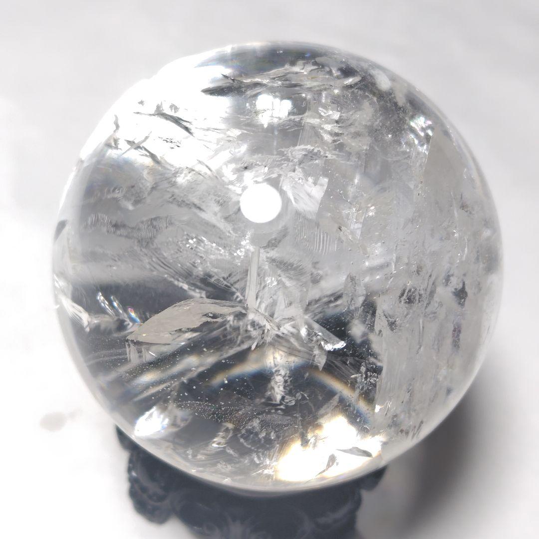 水晶玉 直径8.5cm クリアクォーツ 天然石 置物 浄化