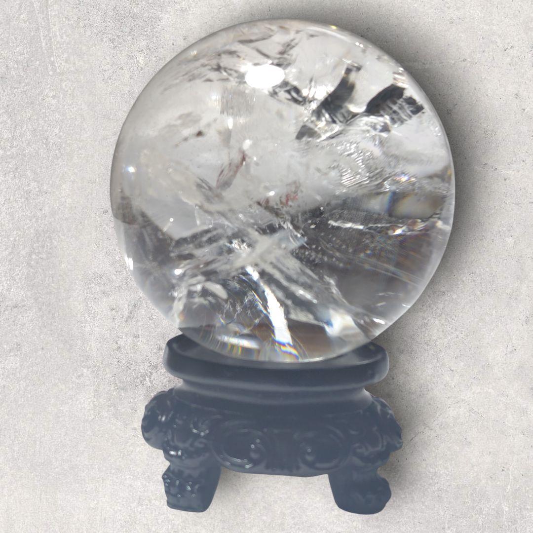 水晶玉 直径8.5cm クリアクォーツ 天然石 置物 浄化