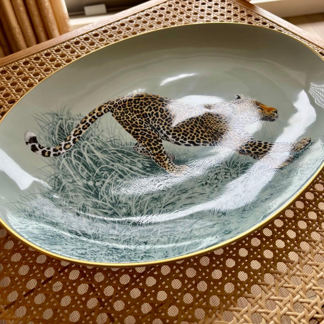 (専用)エルメス　赤道直下のスケッチ　オーバルプレート