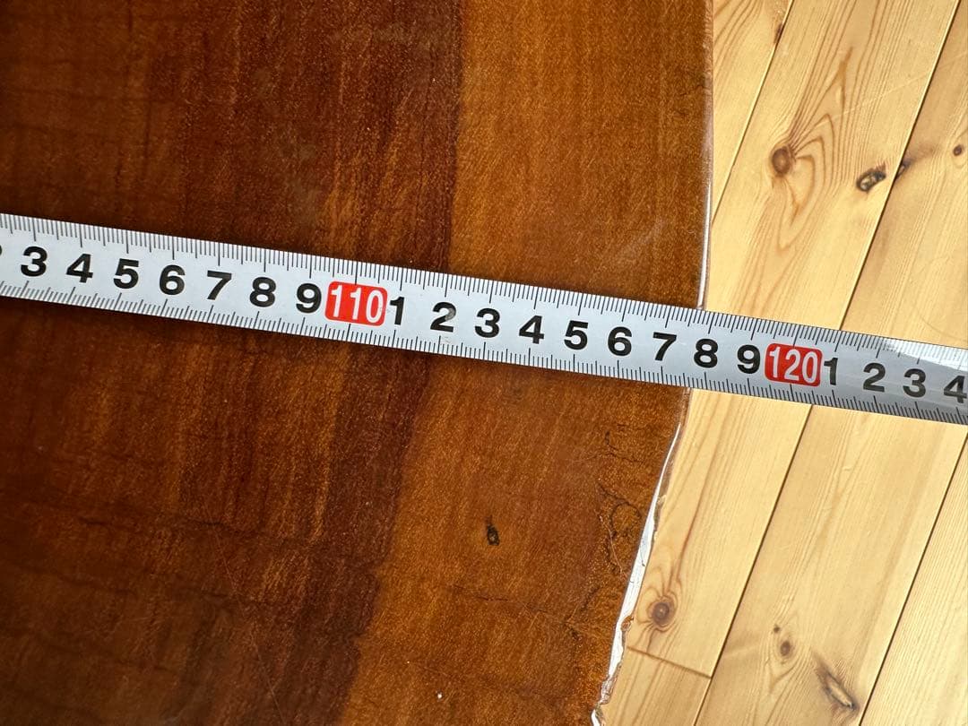 ブビンガ　輪切り　一枚板テーブル