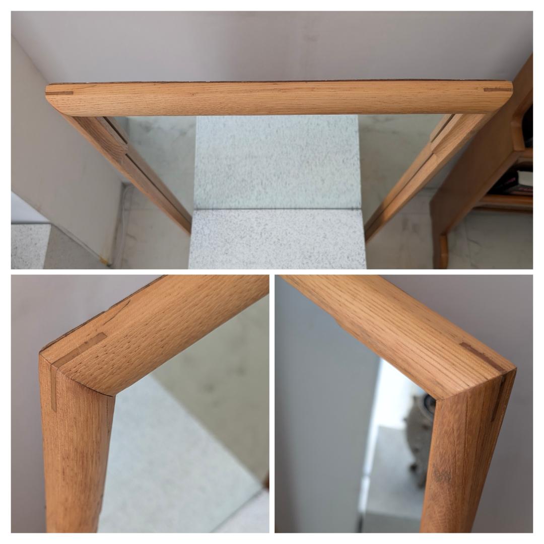 70-80s ビンテージ ウォールミラー 壁掛け鏡 ラスティック モダン