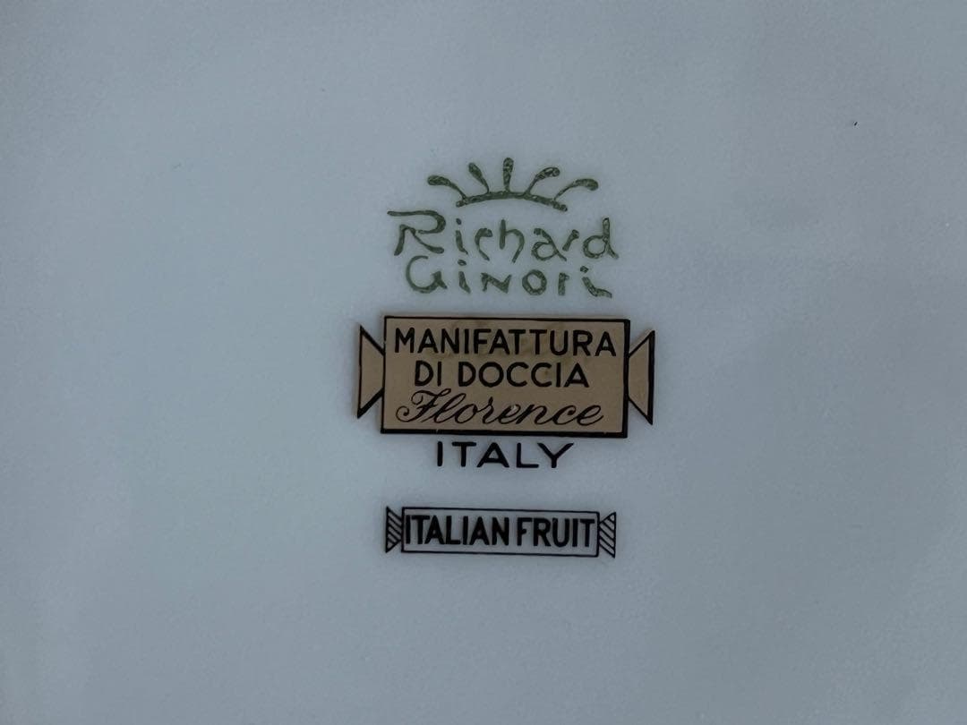 リチャードジノリ　イタリアンフルーツ　プレート　26cm　②