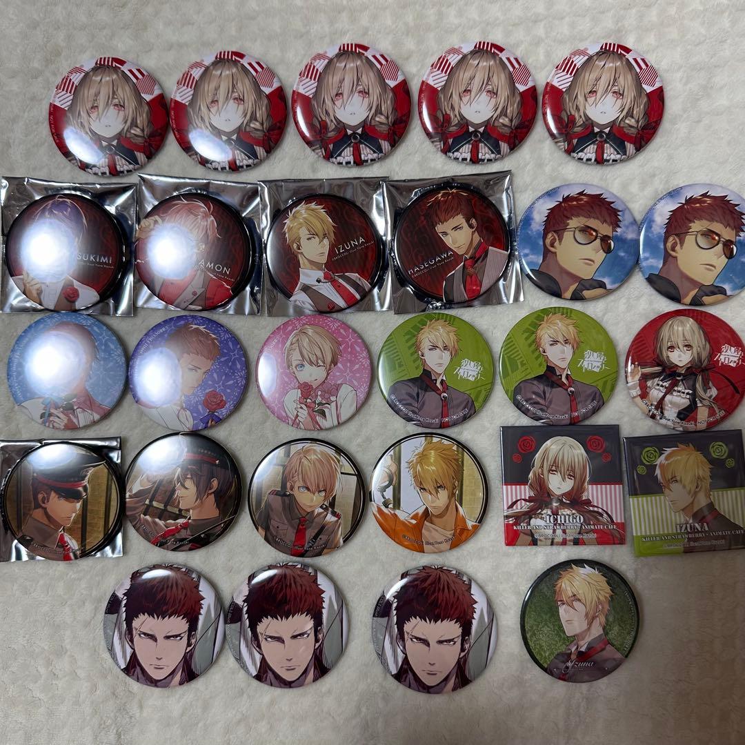 殺し屋とストロベリー　缶バッジ　まとめ売り