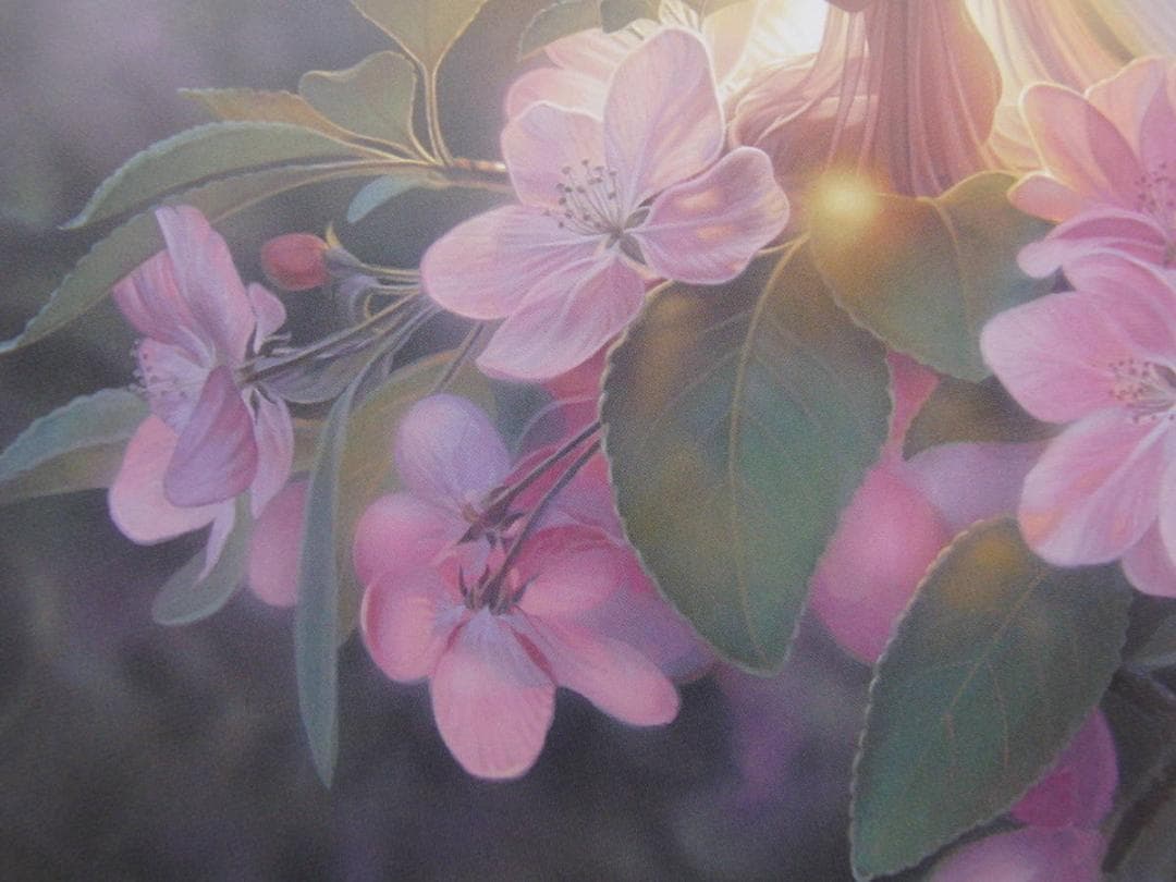 カーク・レイナート、【Sakura Moon】、希少な額装用画集より、状態