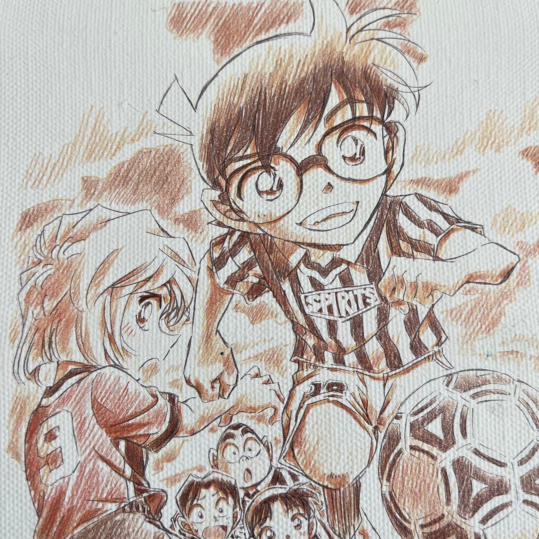 名探偵コナン 11人目のストライカー キャンバス アート 青山剛昌 灰原