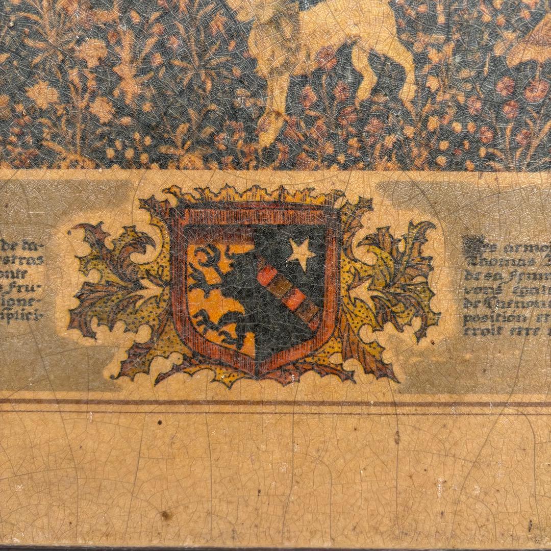 ビンテージ木製　壁掛け　絵画　ウォールデコ　ワールドビンテージ