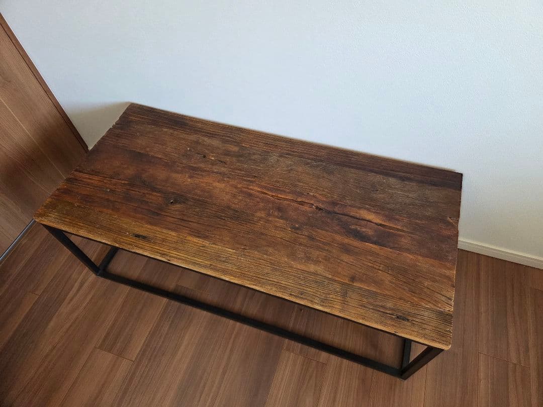 【美品】センターテーブル 無垢材 アイアン脚 TIMLESS COMFORT