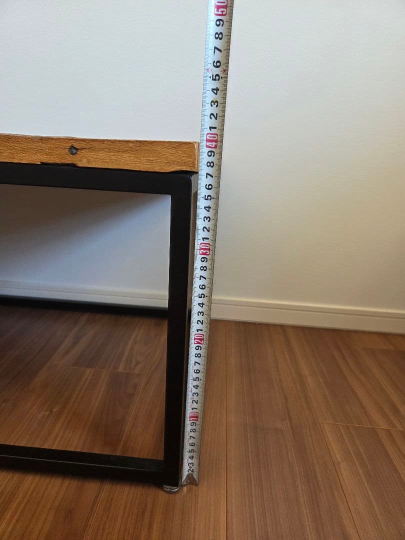 【美品】センターテーブル 無垢材 アイアン脚 TIMLESS COMFORT