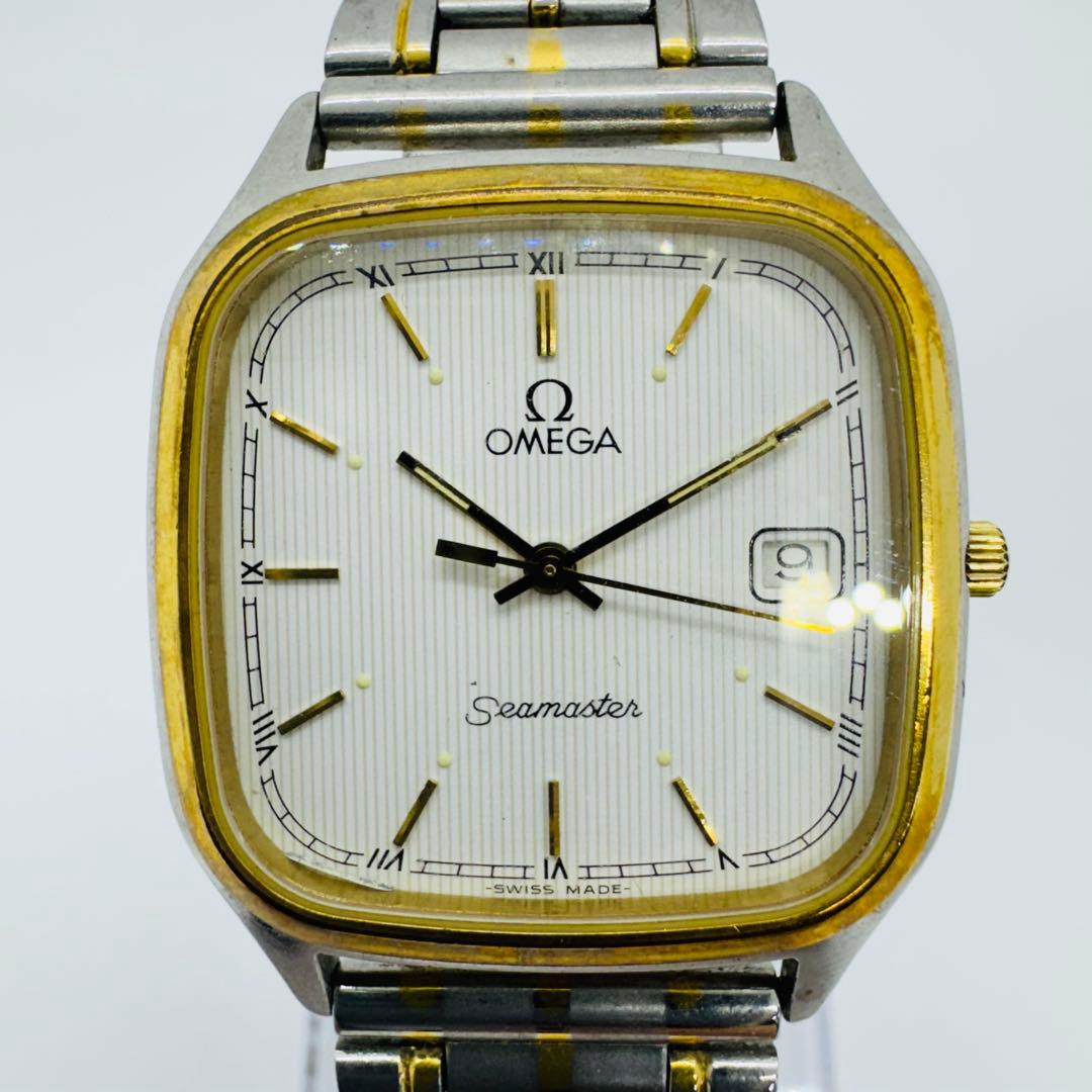 ✨OMEGA✨オメガ✨シーマスター✨クォーツ✨コンビ ✨デイト✨腕時計✨
