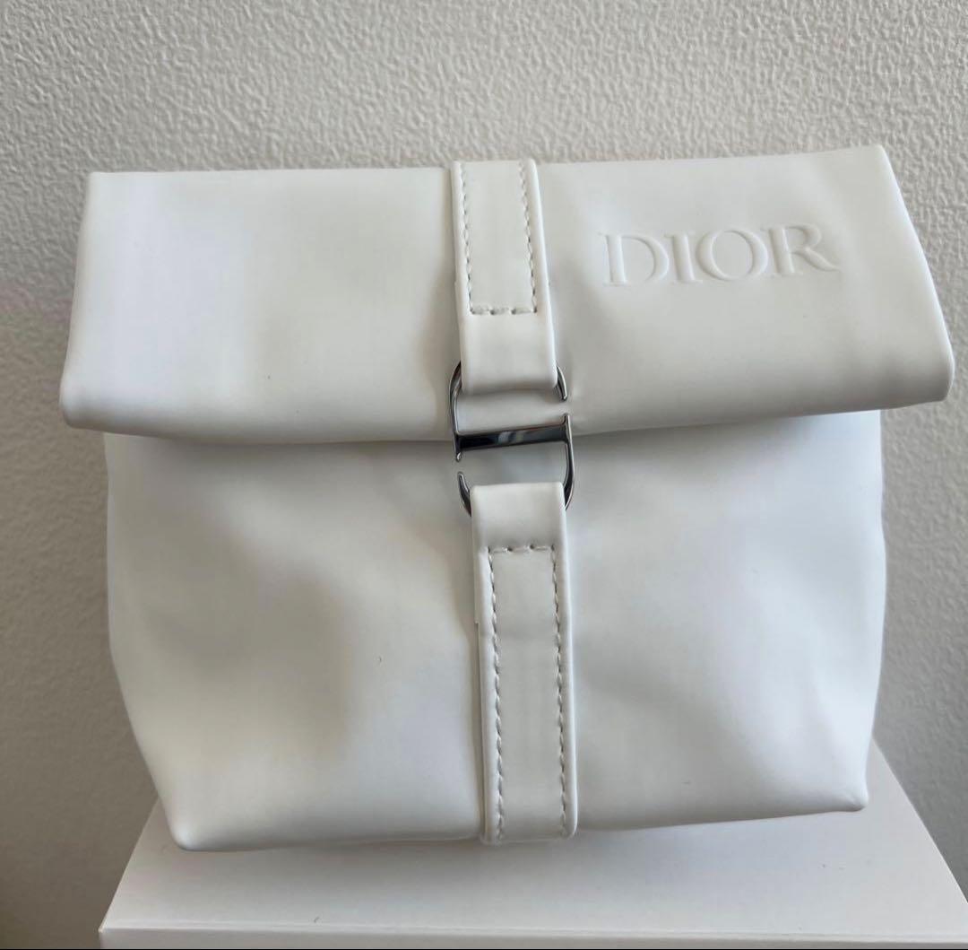 DIOR 2026年 新品 ノベルティポーチ ディオール 白 - メルカリ