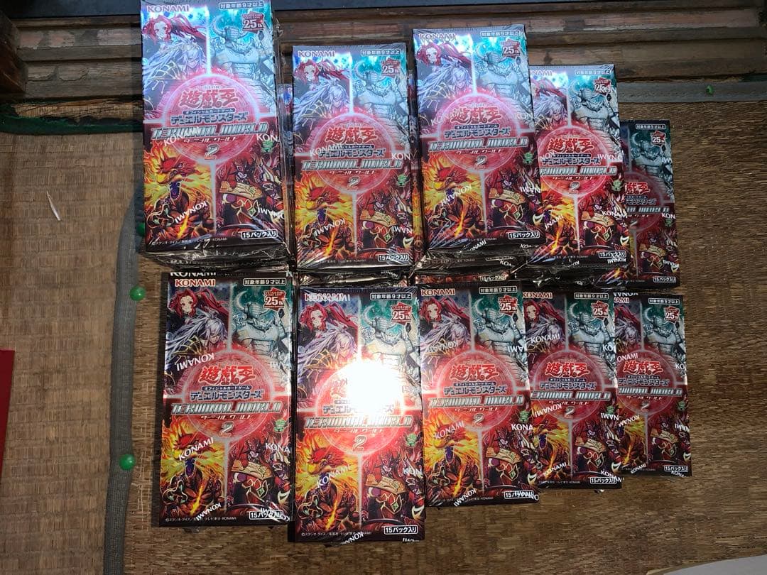遊戯王OCG ターミナルワールド2　未開封box31個　465パック