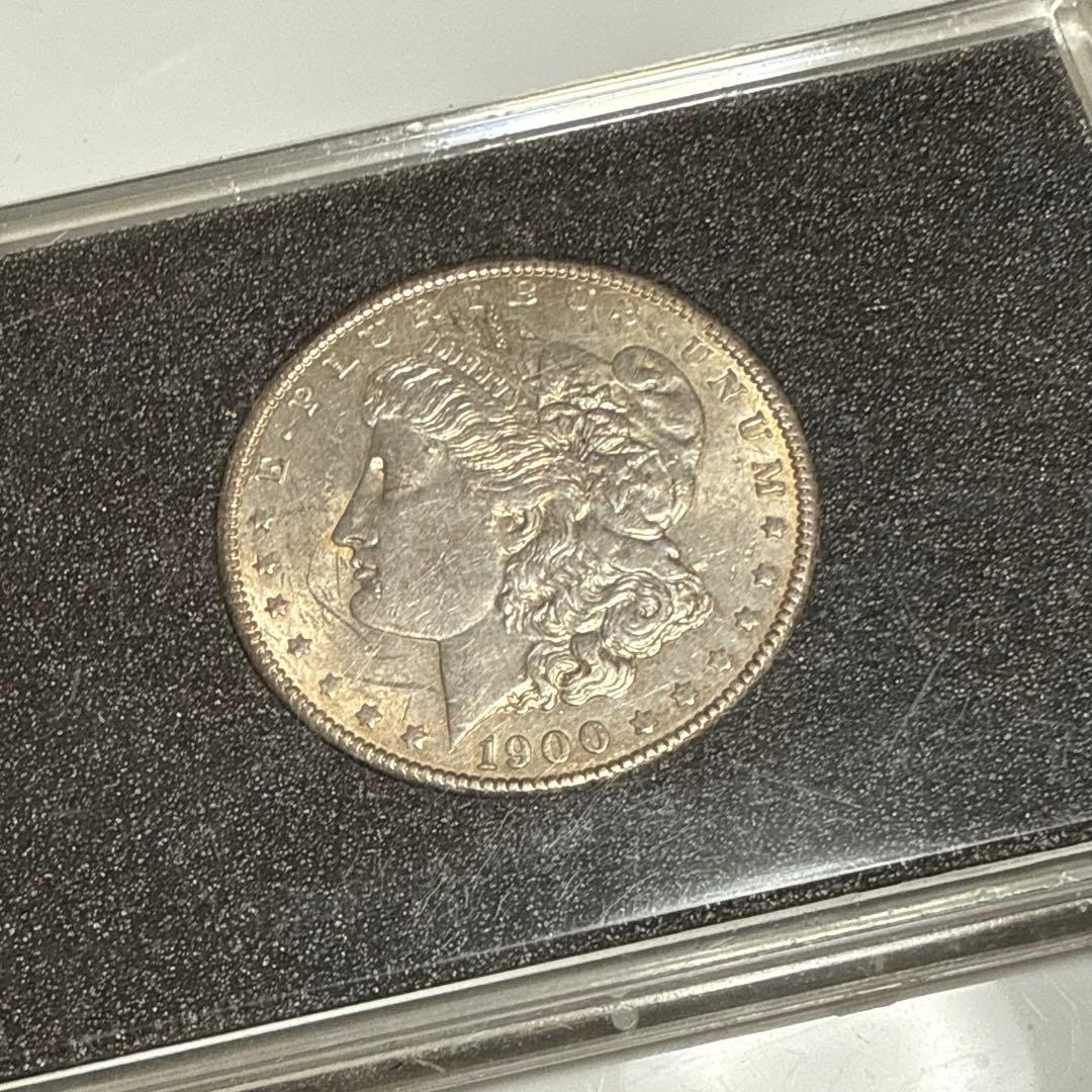 モルガンダラー　銀貨　1900年　ミントマークなし