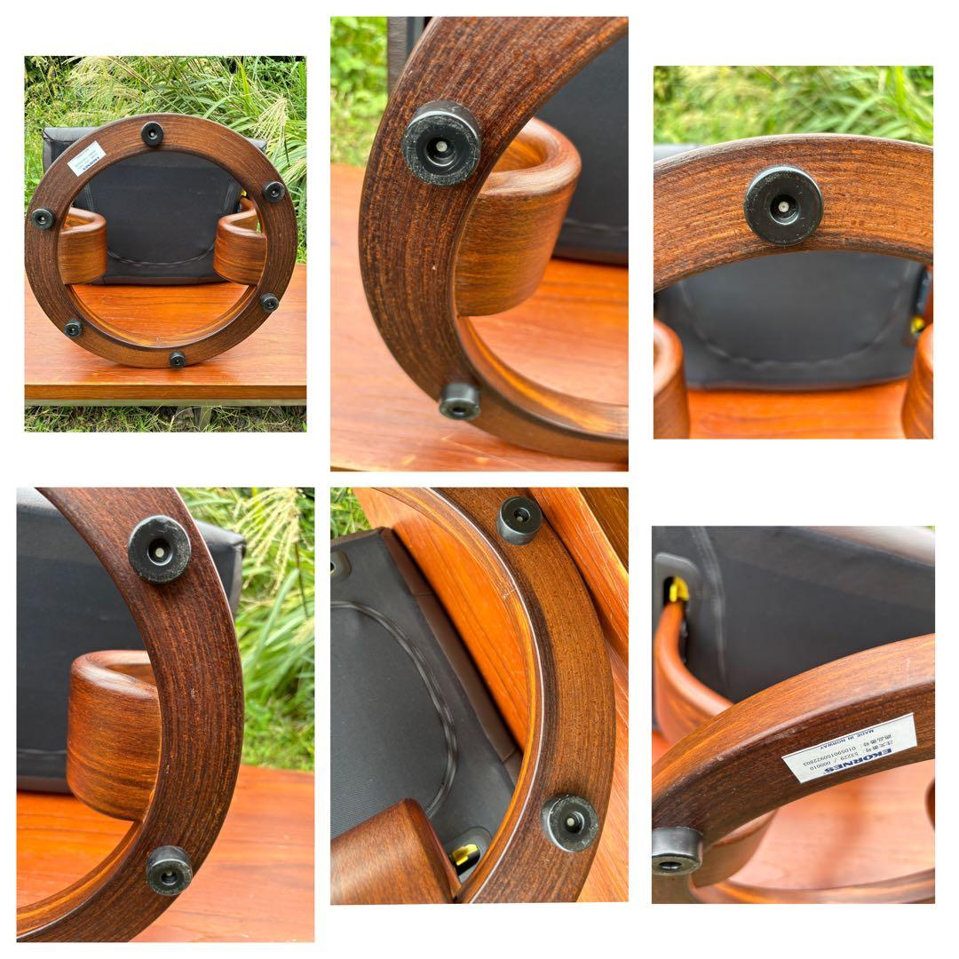 エコーネス　レザーオットマン　本革　ダークブラウン 北欧　ノルウェー