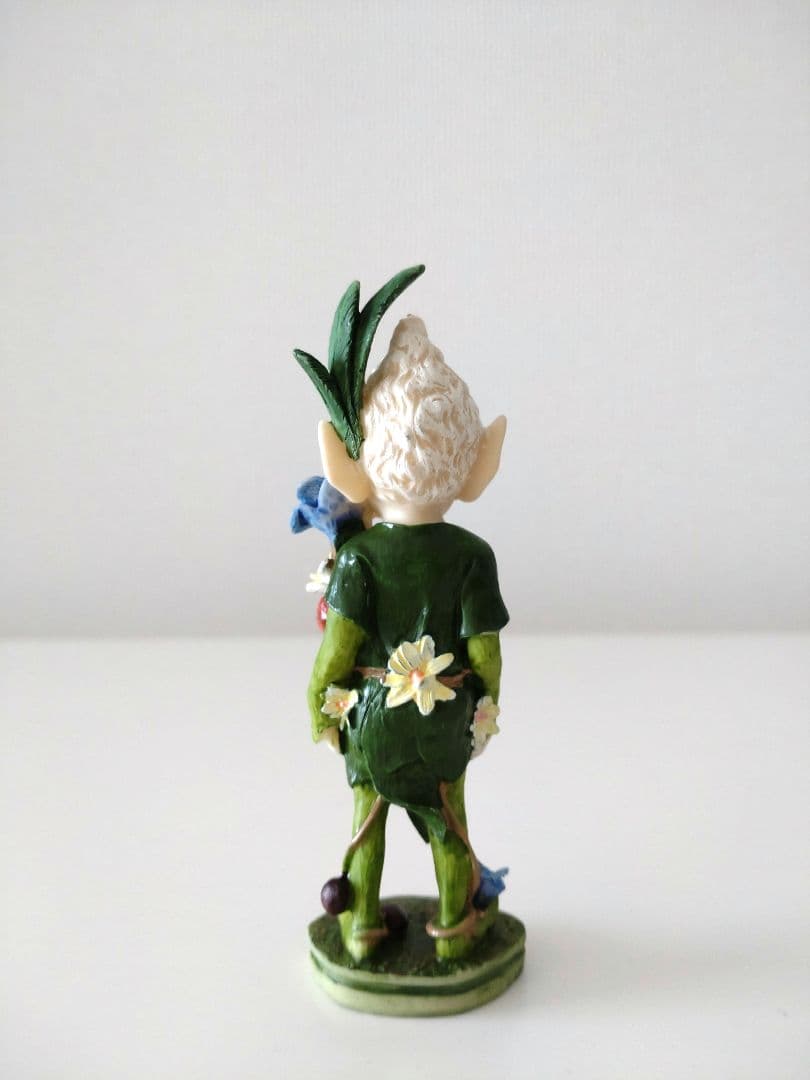 希少　与勇輝　森の妖精　ニングル　フィギュリン 人形　レジン　置物