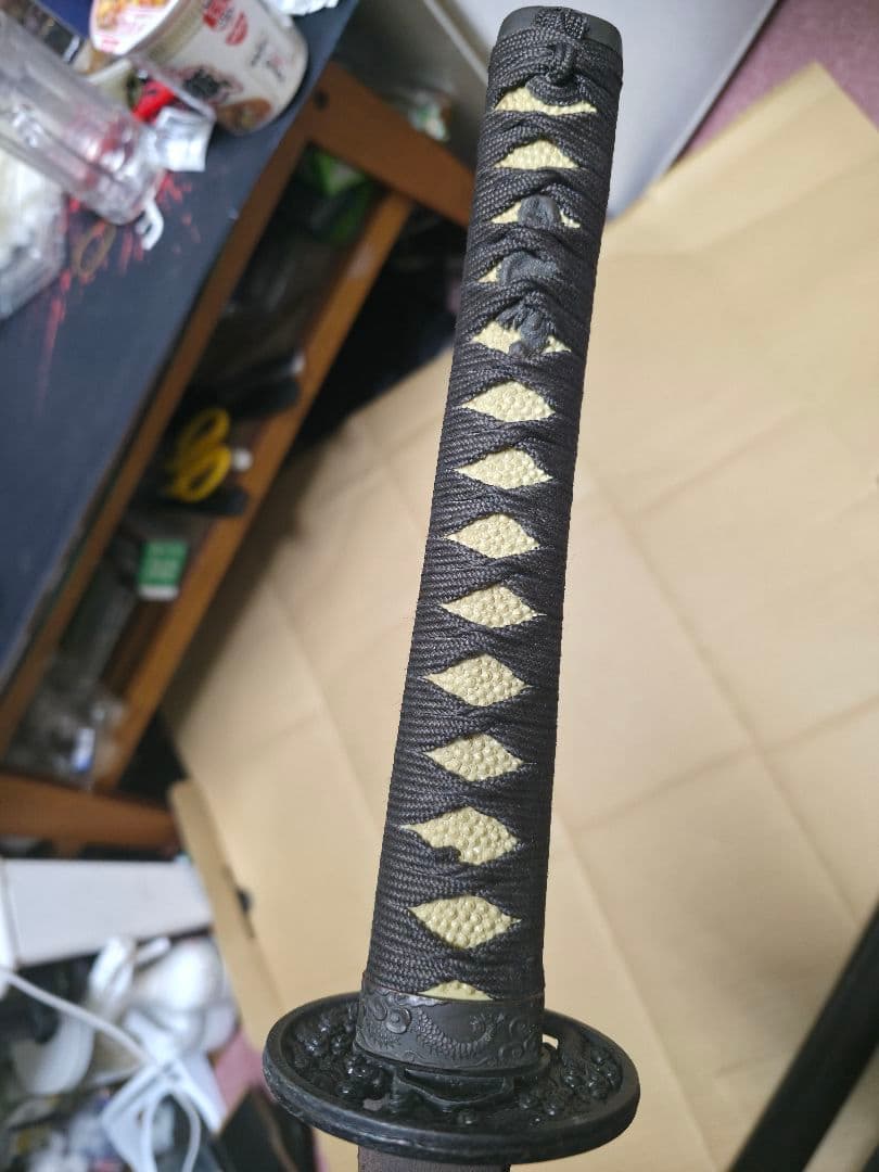 模造刀 2本セット長刀 ,打 刀. 刀置き 刀掛け 刀掛台 二本掛け